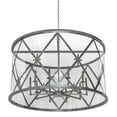 thumbnail image 3 of Meyda 178338 54 in. Penelope 10 Light Pendant, Extreme Chrome & Clear Acrylic, 3 of 5