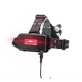 thumbnail image 2 of Linterna frontal recargable, linterna frontal ultrabrillante de 900 lúmenes con 4 modos, la mejor linterna frontal LED para correr, acampar, pescar, andar en bicicleta, hacer senderismo, etc., 2 of 4