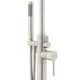 thumbnail image 4 of AKDY Stand Alone Tub Filler with Floor Mount – Freestanding 45 in Tub Faucet – Single Handle Brush Nickel Shower – Easy Installation, 4 of 6