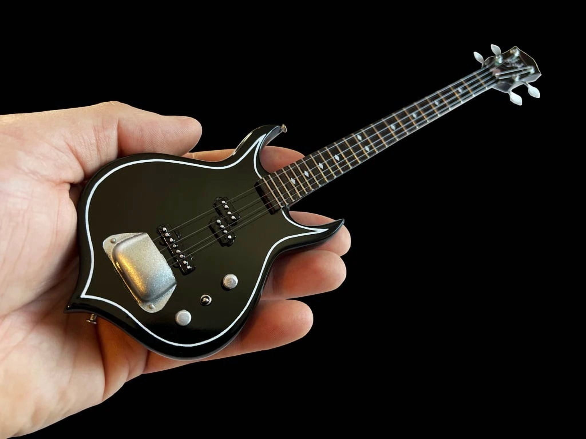 Signature Punisher 10 Inch Miniature Bass Guitar Replica Collectible