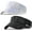 White+black, variant on YooGuoGuo 2 Pack Shiny Rhinestone Sun Visors for Women Girls Mens Sports Sun Cap for Beach Running tennis golf festival party