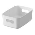 thumbnail image 1 of Bin Organizador de Plástico, Espacio Multifuncional Para Ahorrar Buena Protección Cesta de ALMACENAMIENTO ABIERTO PARA BOCADILLOS DE COSMÉTICOS PAPELERÍA, 1 of 7