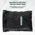 thumbnail image 6 of Vacuum Seal Bags 15" x 20" (50 Count) 5.5 Mil (Black and Black) - BPA Free Commerical Grade Food Saver for Storage, Sous Vide, and Meal Prep Sealer Bag, 6 of 6