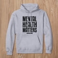 thumbnail image 2 of Mental Health Matters Hoodie for Men Women Mental Health Graphic Hooded Sweatshirt with Pockets Pullover Top, 2 of 4