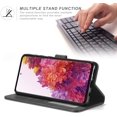 thumbnail image 5 of Kowauri Galaxy S20 FE 5G Case,Premium PU Leather Flip Folio Wallet Case with Card Slot Magnetic Closure Case, 5 of 5
