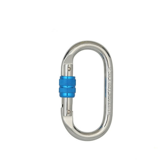 Climbing Carabiner 25 kN 5620 LB Heavy Duty Rugged Terrain Locking Carabiner Clip - Industrial Strength Carabiners - Climbing, Rigging, Ropes, Hammocks