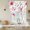 Pink, variant on Pink Roses Tie Up Curtains for Windows, Adjustable Balloon Window Shades, Romantic Flowers Leaves Vintage Country Kitchen Window Treatments Adjustable Roll Up Curtain for Basement/Nursery 52"x45"