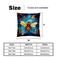 thumbnail image 5 of Honeybee Set of 2 - Chair Pillow Covers with Unique Patterns - Throw Pillow Inserts Included, Available in 16x16, 18x18, 20x20 Inches - Ideal for Home Decor,and Gifts, 5 of 6