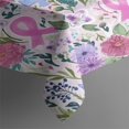 thumbnail image 3 of Pink Breast Cancer Rectangle Tablecloth 60"x84",Waterproof Polyester Rectangle Table Cloth, Wipeable Spillproof Polyester Tablecloth for Dining, Camping, Indoor and Outdoor, 3 of 5