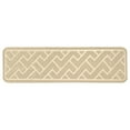 thumbnail image 5 of WHEANG Stair For Wooden Steps Indoor 15 Pack 8" X 30" Non Carpet Stair With Reusable Adhesive For Kids Elders And Dogs Polyester Backing Stair Runner Rugs，Dark Grey, 5 of 5
