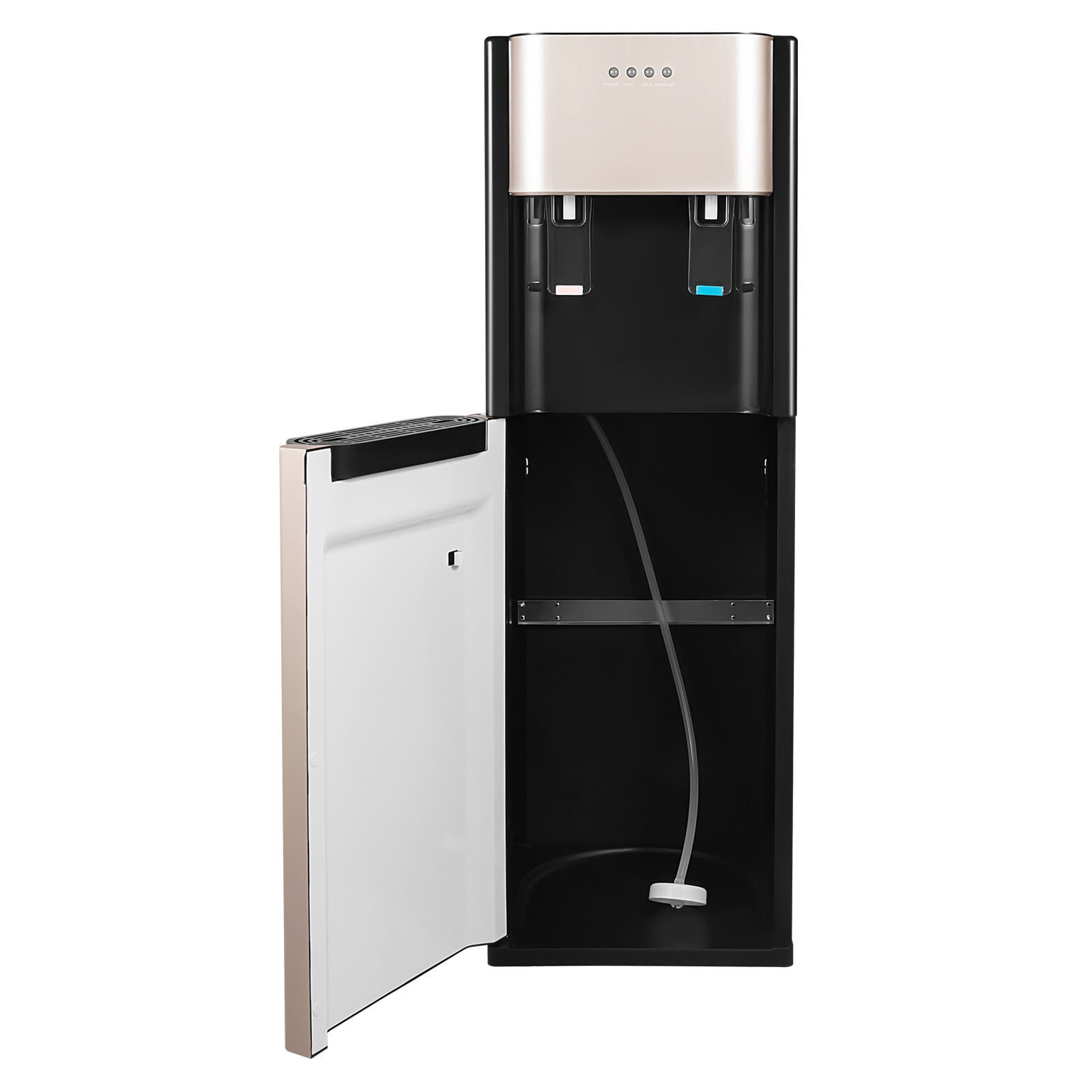 Bottom Loading Water Cooler Dispenser, Water Dispenser with Heating and Cooling Functions, for Home, Office (Gold)