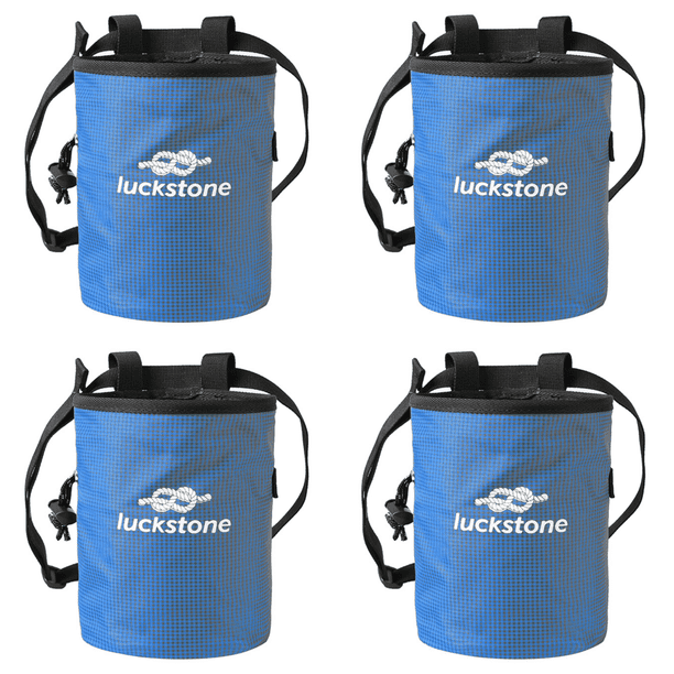 Bolsa de polvo de magnesio impermeable para boulder levantamiento de pesas gimnasia azul