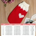thumbnail image 2 of Pet Clothes, Cat Sweater Winter Warm Puppy Clothes Strawberry Knitwear Turtleneck Dog Sweaters for Cats Puppy, 2 of 5