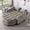 Brown + Foam + 2 Seat, variant on CHENYUEFURN Check Foam Storage Sleeper Sofa with 2 Throw Pillows, Pink