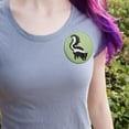thumbnail image 2 of Skunk Posing Pinback Button Pin, 2 of 4