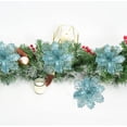 thumbnail image 5 of 36PCS Artificial Christmas Flowers Fake Poinsettia Flowers Christmas Tree New Year Ornaments Flower Decorations DIY Wreath Accessories Wedding Xmas Garland Decor, 5 of 7