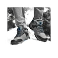 thumbnail image 5 of Difumos Mens Hiking Boot Plush Lined Warm Booties Waterproof Snow Boots Trekking Cold Weather Ankle Bootie Non-Slip Faux Fur Winter Shoes Gray 9, 5 of 9