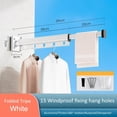 thumbnail image 2 of Practical Retractable Clothesline Folding Clothes Hanger for Indoor Use, 2 of 12