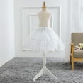 thumbnail image 4 of NUOLUX Underskirt Skirt Tutu Girls Petticoat Reifrock Skirt Petticoat Tulle Crinoline Dress Kids Layered Flower Girl White, 4 of 6