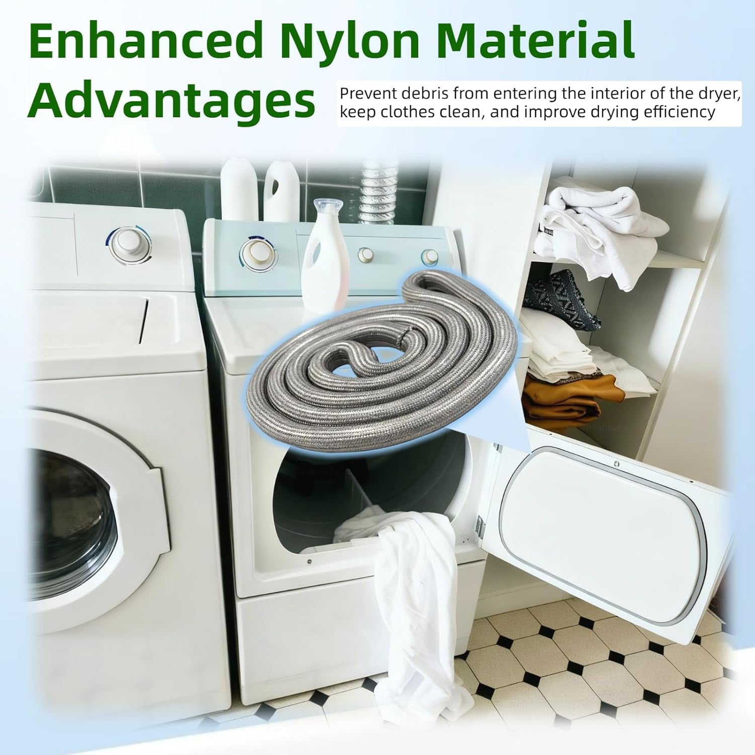 W10906683 Dryer Door Seal Part Replaces W10823580, AP6034191 Dryer Door Seal,Compatible with Maytag,Whirlpool WED49STBW1,WED4950HW0,WED5000DW2 and Kenmore Dryer Parts Model 110 Series