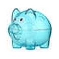 thumbnail image 4 of Transparent Plastic Money Saving Box Bank Clear Coin Box Case Coins Piggy Bank Cartoon Pig Shaped, 4 of 8