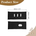 thumbnail image 2 of 4Pcs Extensores de Gancho para Pantalones, Extensores de Jeans (Negro, 3.2x1.4 pulgadas), 2 of 7