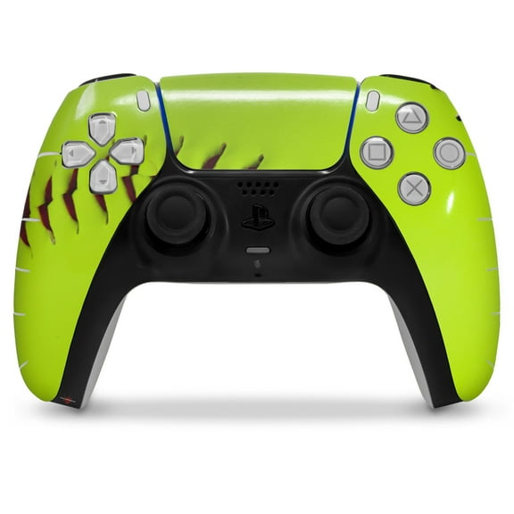 WraptorSkinz Skin Wrap compatible with the Sony PS5 DualSense Controller Softball (CONTROLLER NOT INCLUDED)