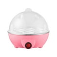 thumbnail image 2 of Hervidores de huevos eléctricos Gadget de cocina visible multifuncional Apagado automático transparente Cocina de huevos práctica para el hogar Camping Dormitorio Oficina 1 nivel rosa Macarena cocedor de huevos, 2 of 7