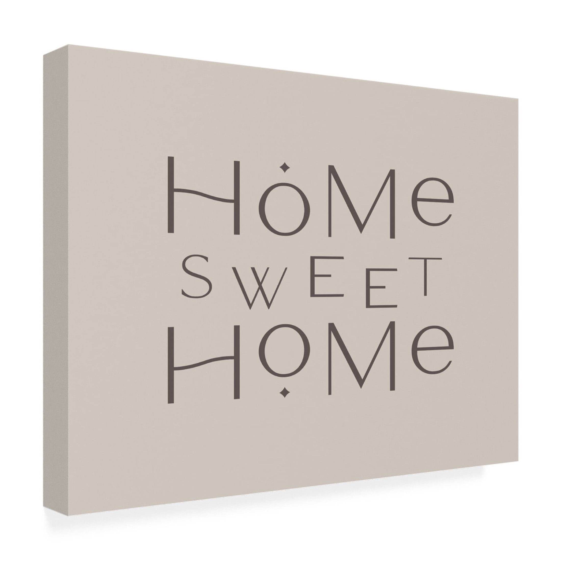 Trademark Fine Art Beth Cai Home Sweet Home Canvas Wall Art