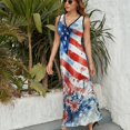 thumbnail image 3 of 4th of July Pattern Design Sleeveless Dress Summer Clothes for Women Women's Clothing 2025, 3 of 7