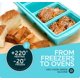 thumbnail image 5 of Pack de 2 Moldes de Silicona para Congelar con Tapa y Refuerzo de Acero – Contenedores Herméticos de 1 Taza (8 Porciones) para Caldos, Sopas y Meal Prep – Resistentes al Horno (-8°F a 428°F), 5 of 5