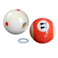 thumbnail image 3 of Bola de billar con agujero para práctica de billar. Ayuda para apuntar. Con bola objetivo, 3 of 9