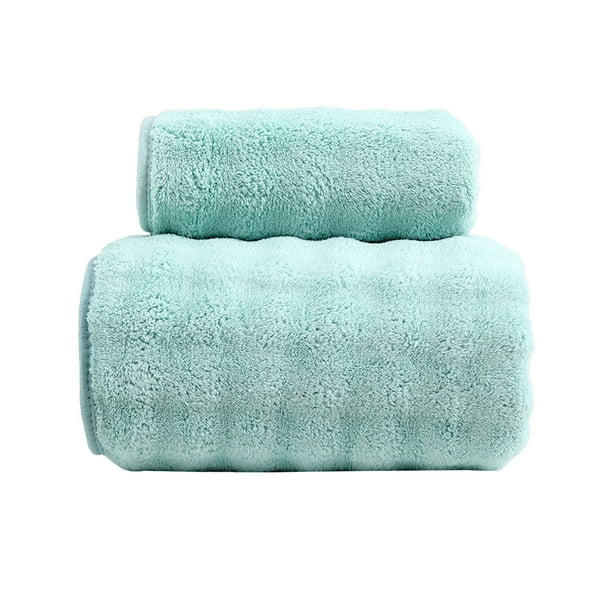 Toallas para Baño 2 Conjuntos de Toallas Absorbentes Gruesas Y Suaves para Uso en el Baño, 2 Conjuntos de Toallas de Regalo para Lavar la Cara Del Hogar