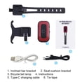 thumbnail image 3 of Luz trasera inteligente para bicicleta, luz LED trasera para bicicleta de alto brillo, recargable por USB, 3 of 4