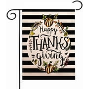 APPIE Thanksgiving Pumpkin House Flag Farm House Decoration with Double sided design for patio,porch