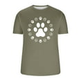 thumbnail image 5 of SDNall Long Sleeve Tops Man Long Sleeve Round Neck Color Match Printed Fallow T-Shirt,Long Sleeve Top, 5 of 5