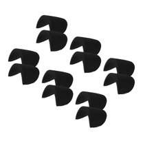 6 Pairs Shoulder Pads, Costume Shoulder Pads Large Breathable Sponge Pads Thick for Women Clothing Men , Black