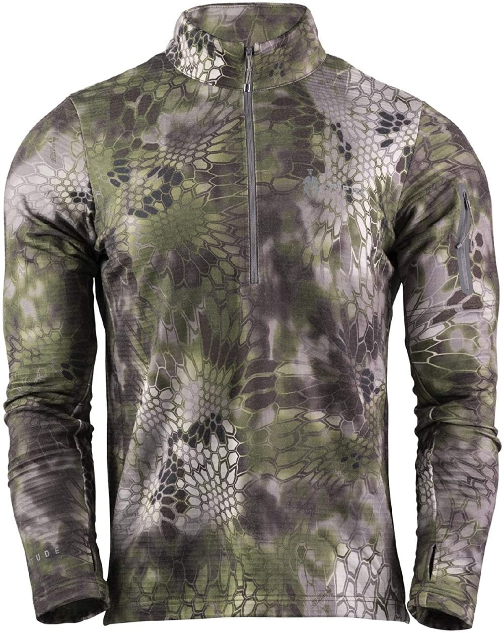 Kryptek Mens Standard Arma Fleece 1 2 Zip Altitude 2xl Walmart Com