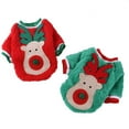 thumbnail image 2 of Traje Navideño para Perro en Rojo, Talla S - Suave Tela de Coral Fleece, Ideal para Fiestas y Celebraciones Festivas, 2 of 6