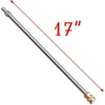 thumbnail image 2 of Pressure Washer Extension Wand 17 Inch Stainless Steel 1/4 Quick Connect Power Lance 2 Pack, 2 of 7