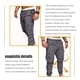 thumbnail image 3 of Pantalones cargo para hombre, pantalones de chándal a la moda para hombre, pantalones chinos informales de trabajo con cordón y 6 bolsillos, 3 of 6