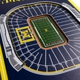 thumbnail image 2 of Michigan Wolverines 8'' x 32'' 3D StadiumView Banner, 2 of 3