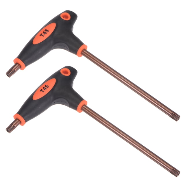 Unique Bargains Clé Torx Anti-Infirmière T45 Double Extrémité, Acier S2 2 Pack