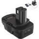thumbnail image 2 of Convertidor Adaptador de Batería DM18RL con Puerto USB y Tipo C para Usar con Herramientas de Batería de Litio R-yobi de 18 V, Convierte Batería de Iones de Litio de 20 V O Mil-Waukee de 18 V en Batería de Iones de Litio R-yobi de 18 V, 2 of 10