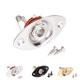 thumbnail image 2 of Naiovety Panel de conector de guitarra eléctrica Universal, 6,35mm, 1/4 , conector ovalado, Kit de montaje de puerto, accesorios para instrumentos Accesorios para instrumentos musicales plata Naiovety OD0057-01, 2 of 6