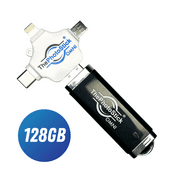 ThePhotoStick Omni - 128GB | Photo & Video Backup, File Save & Transfer, USB & Multiport Connection
