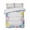 Ivory, variant on Quilts Twin Size Bedding Set, Summer Coastal Lightweight Quilted Comforter, Ocean Starfish Shell Lemon Flowers Ombre Blue Soft Bedspread Coverlet with Pillow Covers for All Season, 68" x 86"