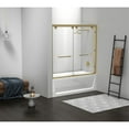 thumbnail image 2 of Elegant Kitchen & Bath TD333-6060BGD 60 x 2.36 x 60 in. Tub Door - Brushed Gold, 2 of 2