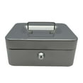 thumbnail image 1 of Caja de dinero con ranura para guardar baratijas de metal, para adultos, niñas y niños. Gris, 1 of 8