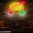 thumbnail image 3 of Glowneon Dim Sum with Sauce Neon Sign, Chinese Dim Sum Shop Wall Art, 3 of 5